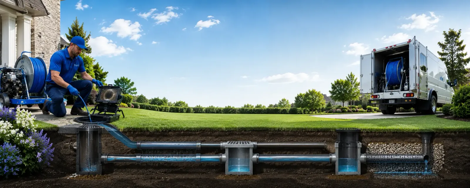 Outdoor drain cleaning information for Crystal Lake, IL
